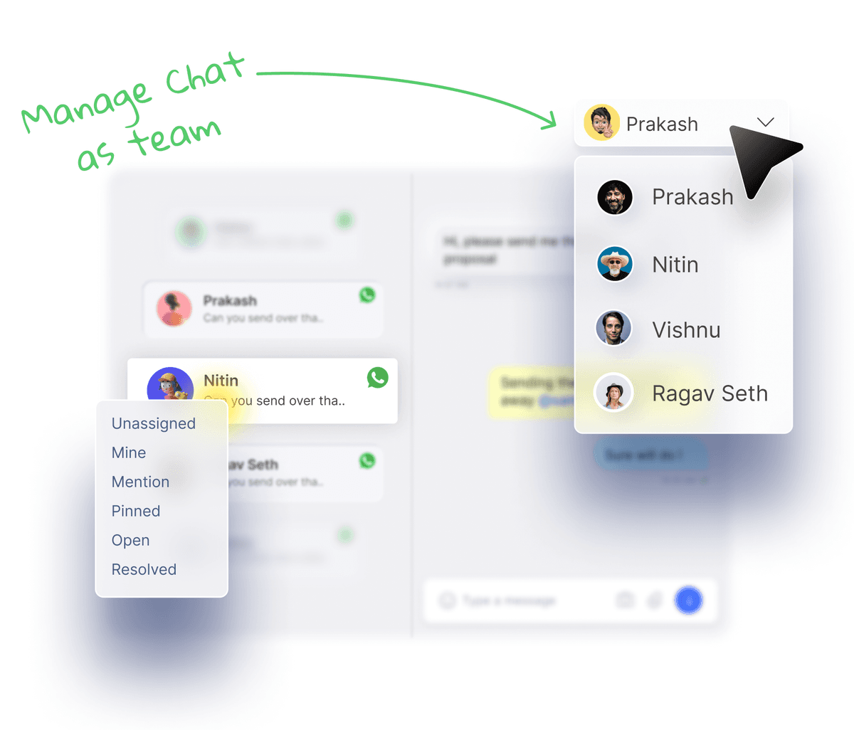 WhatsApp Shared Team Inbox