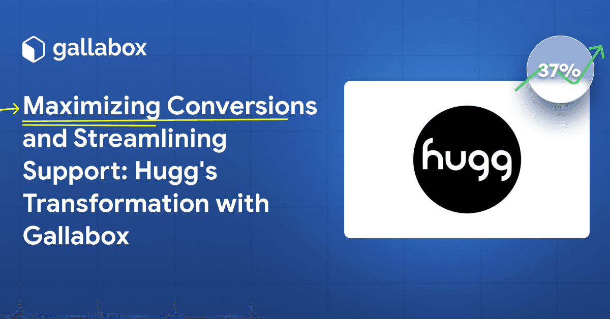 Maximizing Conversions and Streamlining Support: Hugg's Transformation with Gallabox